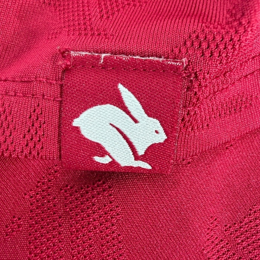 Rabbit Running Tank Top Racerback Performance Red SM - Picture 4 of 8